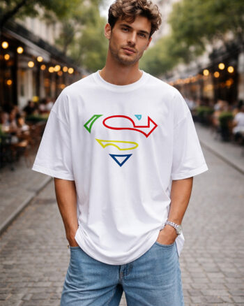Premium Oversized T Shirt - Superman
