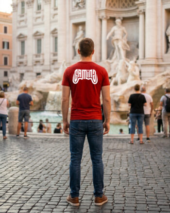 Men's Red Gaming Controller Graphic T-Shirt